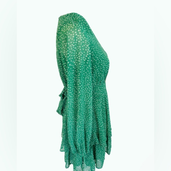 Women’s Japna Long Sleeve Mini Smocked Waist Dress - Picture 3 of 6